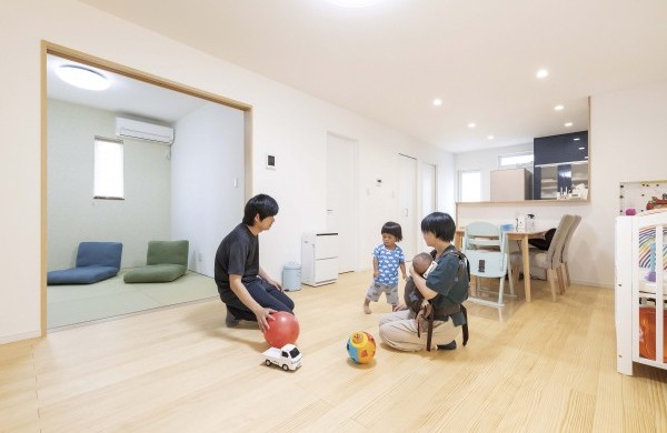 子育ても家事もしやすい平屋